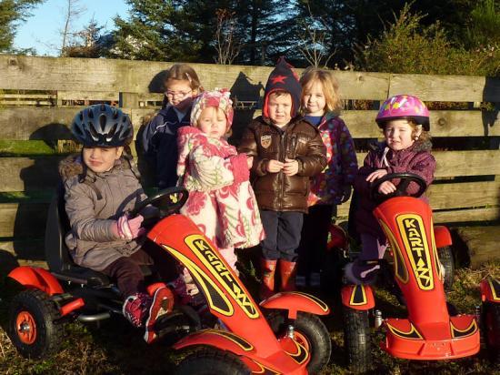 Photograph of Bower Busy Bees Get Active With New Go-Karts