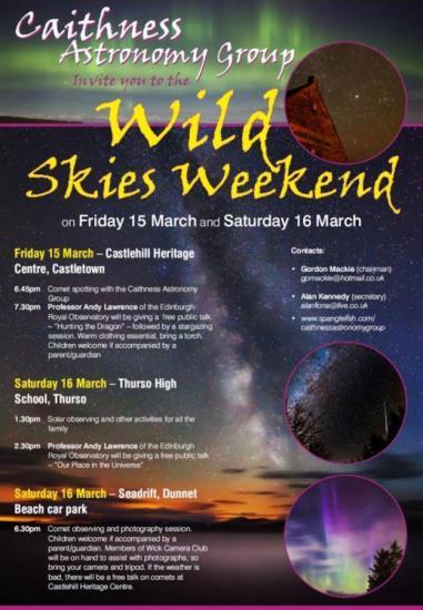 Photograph of Wild Skies Weekend 15th  - 16th March
