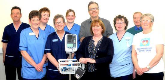 Photograph of Heart Support Group Presents New Monitors To Caithness General Hospital