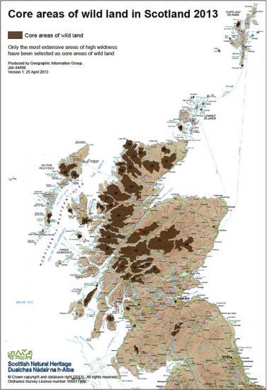 Photograph of Seeking views on Scotlands wild land map