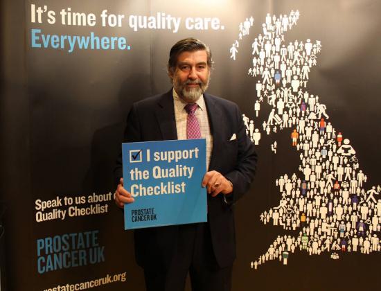 Photograph of John Thurso Backs Prostate Cancer UKs Quality Checklist  