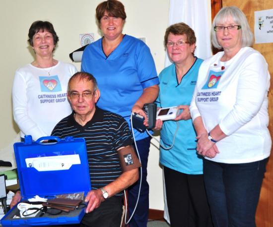 Photograph of New Equipment For Lybster From Caithness Heart Support Group