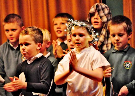 Photograph of Keiss Primary School's Christmas Review