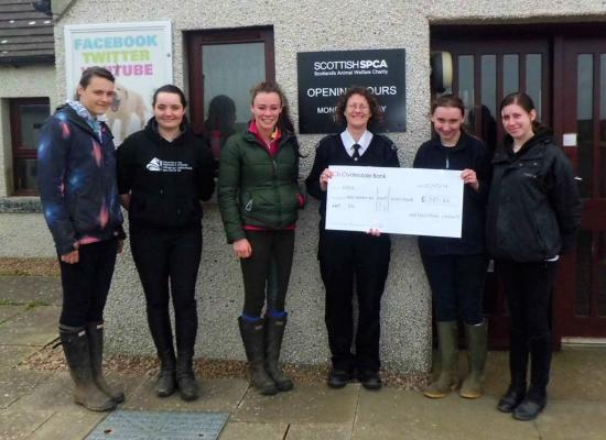 Photograph of Equine Students At North Highland College Raise Funds For World Horse Welfare