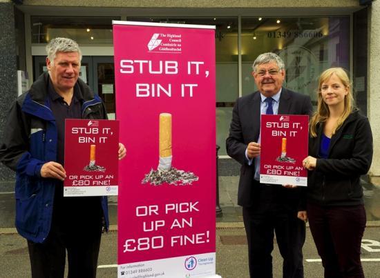 Photograph of ‘Stub It, Bin It' - Council launches cigarette litter campaign