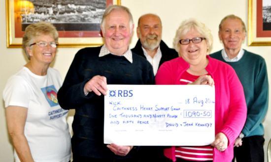 Photograph of Canisbay Couple Celebrate Golden Wedding With Gift To Caithness Heart Support Group