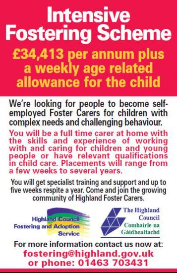 Photograph of Self Employed Intensive Foster Carers Wanted