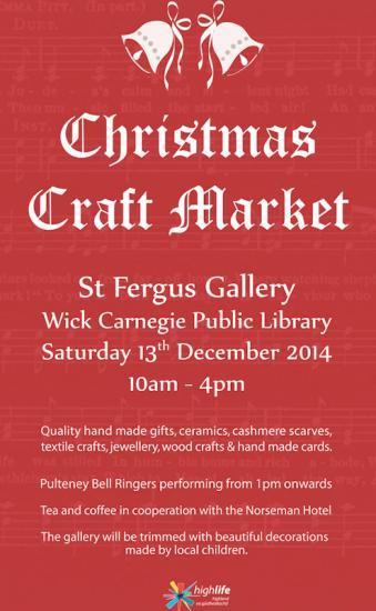 Photograph of St Fergus Gallery, Wick - Christmas Craft Market