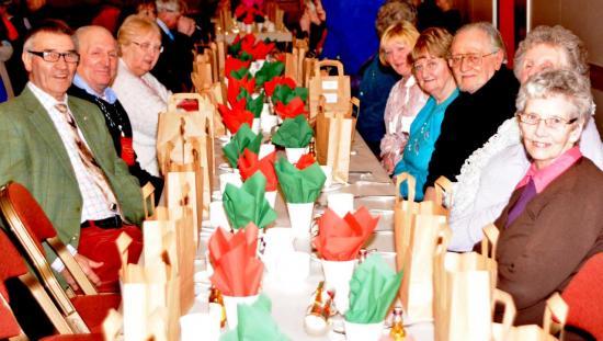 Photograph of Senior citizens celebrate at their exclusive party in Wick