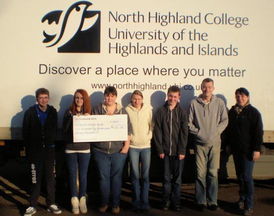 Photograph of Personal Empowerment Students Donate To Yorkhill Charity