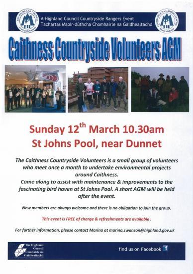 Photograph of Caithness Countryside Volunteers AGM