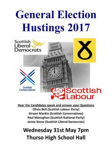 Photograph of General Election 2017 - Hustings In Thurso