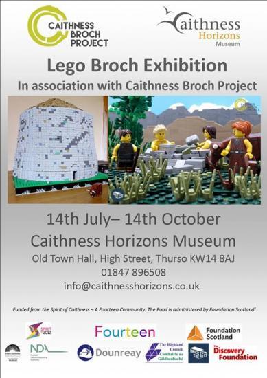 Photograph of Lego Broch Exhibition Opens At Caithness Horizons