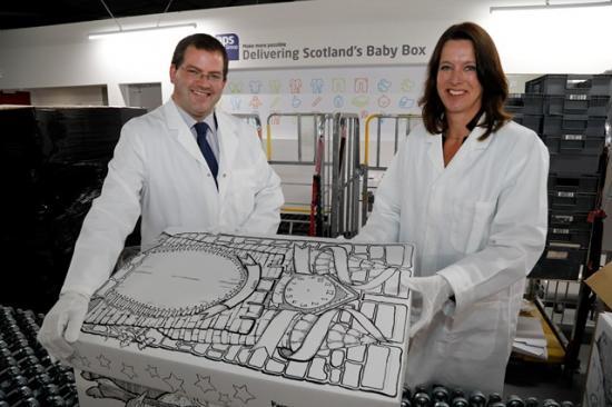 Photograph of Scotland's Baby Box available nationwide