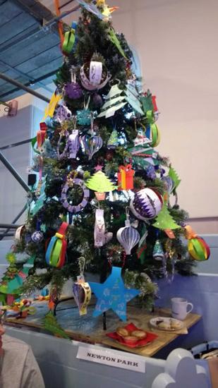 Photograph of Christmas Tree Display