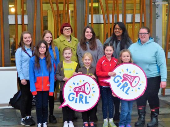 Photograph of Leading Female Politicians Back GIRLGUIDING SCOTLAND & WOMEN 50:50'S New Campaign