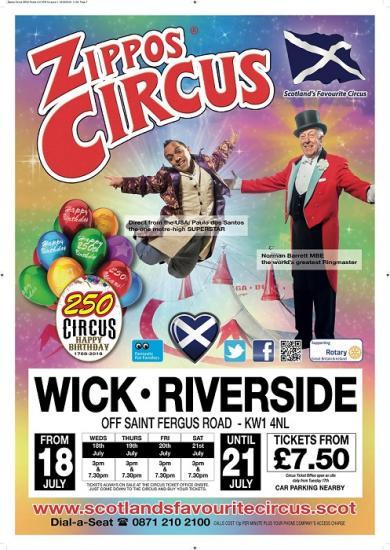 Photograph of Zippos Circus Coming To Wick