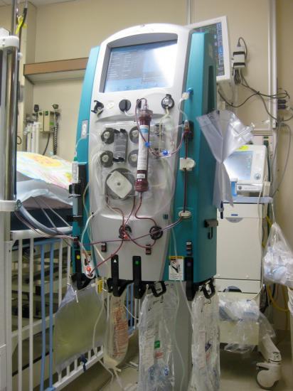 Photograph of Kidney Dialysis Shows Up Highland Patient Travel Issues