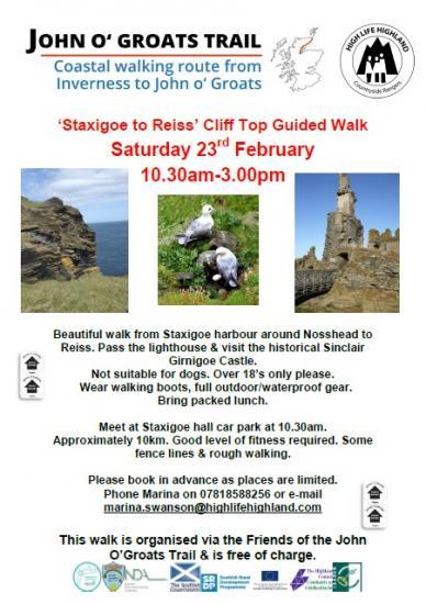 Photograph of Staxigoe to Reiss Cliff Top Guided Walk