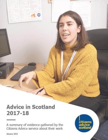 Photograph of Advice in Scotland 2017-18  - Increasing Demand