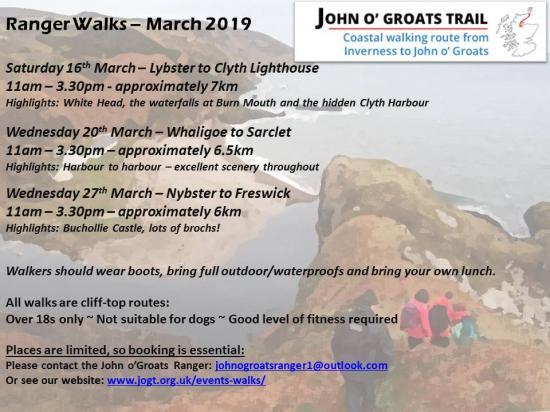 Photograph of Walks In March 2019