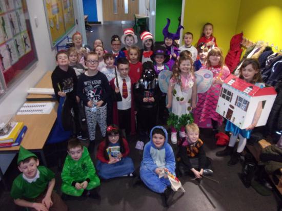 Photograph of World Book Day at Noss Primary School, Wick