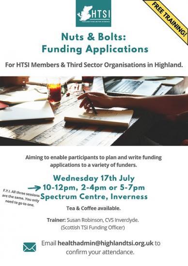 Photograph of Funding Applications Free Training