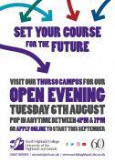 Thumbnail for article : North Highland College Open Evening