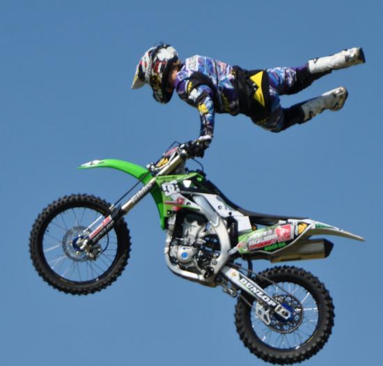 Photograph of Stunt Cyclists A Great Hit At Caithness County Show 2013