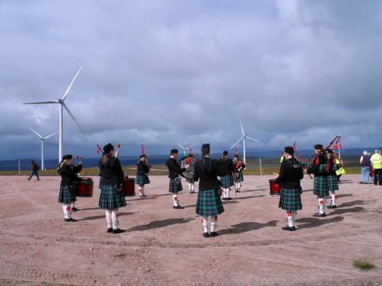 Photograph of Open Day For The Community To See Gordonbush Wind Farm Near Brora