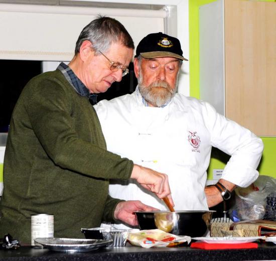 Photograph of Cooking up a storm at heart group's event