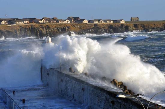 Photograph of Another Lashing for Wick Harbour - Photos and Video