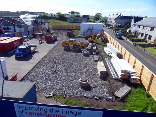 Photograph of Lidl Extension Build Underway At Wick