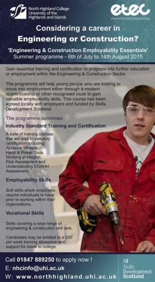 Photograph of Move On With Summer Employability Programme At North Highland College