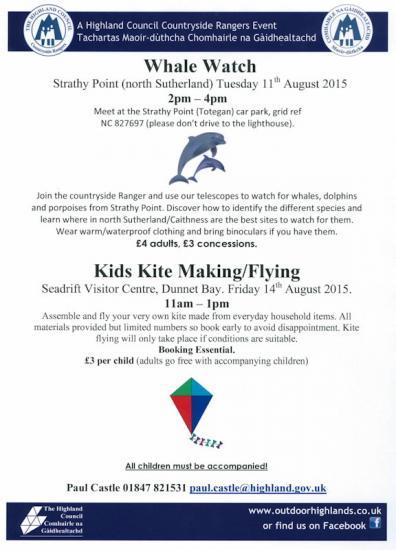 Photograph of Whale Watch and Kids Kite Making