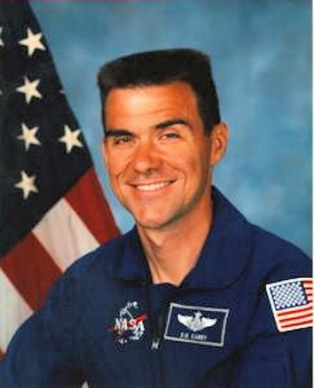 Photograph of Public Presentation from Former Astronaut Duane 'Digger' Carey