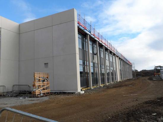 Photograph of New Wick High School Construction Latest