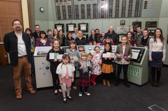 Photograph of Dounreay Childrens Calendar Prize Winners