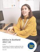 Thumbnail for article : Advice in Scotland 2017-18  - Increasing Demand
