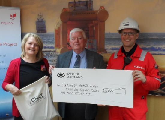 Photograph of Subsea7 Donate £1000 To Caithness Health Action Team (CHAT)