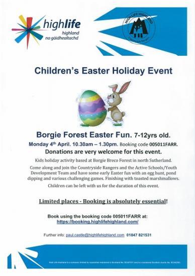 Photograph of Borgie Forest Easter Fun