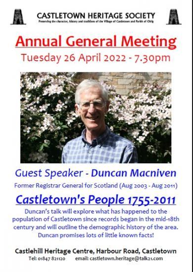 Photograph of Castletown Heritage Society's AGM - 26 April
