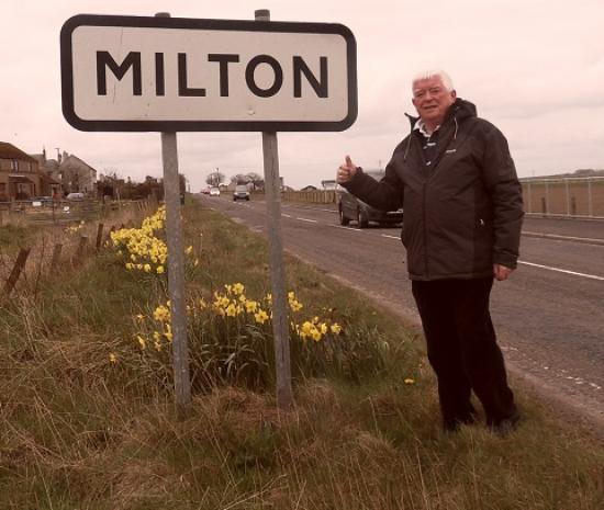 Photograph of Bill Goes Hospital Road To Milton