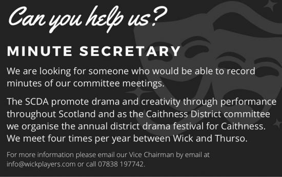 Photograph of Can You Help Wick Players