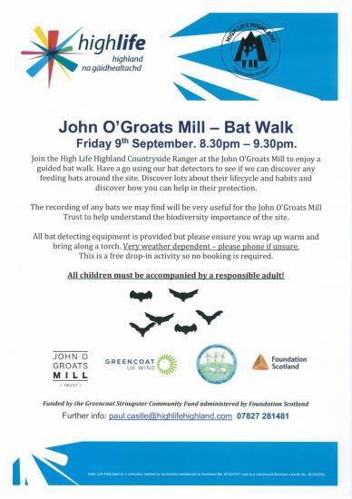 Photograph of Bat Walk At John O'Groats