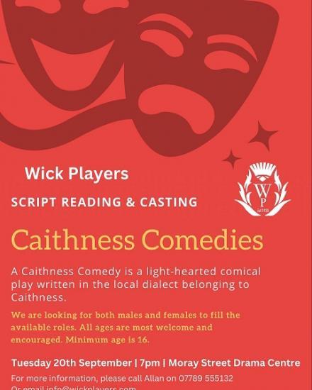 Photograph of Wick Players - Caithness Comedies - Casting