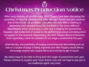 Thumbnail for article : Wick Players - Christmas Production Notice