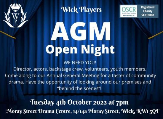 Photograph of Wick Players AGM 4 October 2022