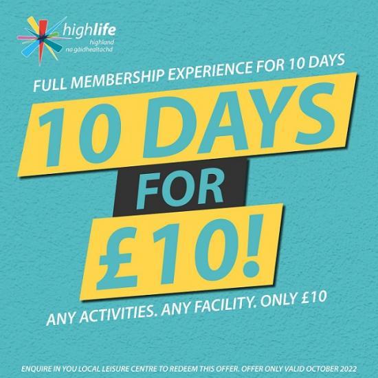 Photograph of High Life Highland Encourages Low-cost Ten-day Exercise Binge For Only £10