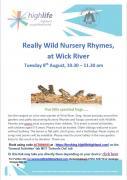 Thumbnail for article : Really Wild Nursery Rhymes at Wick River